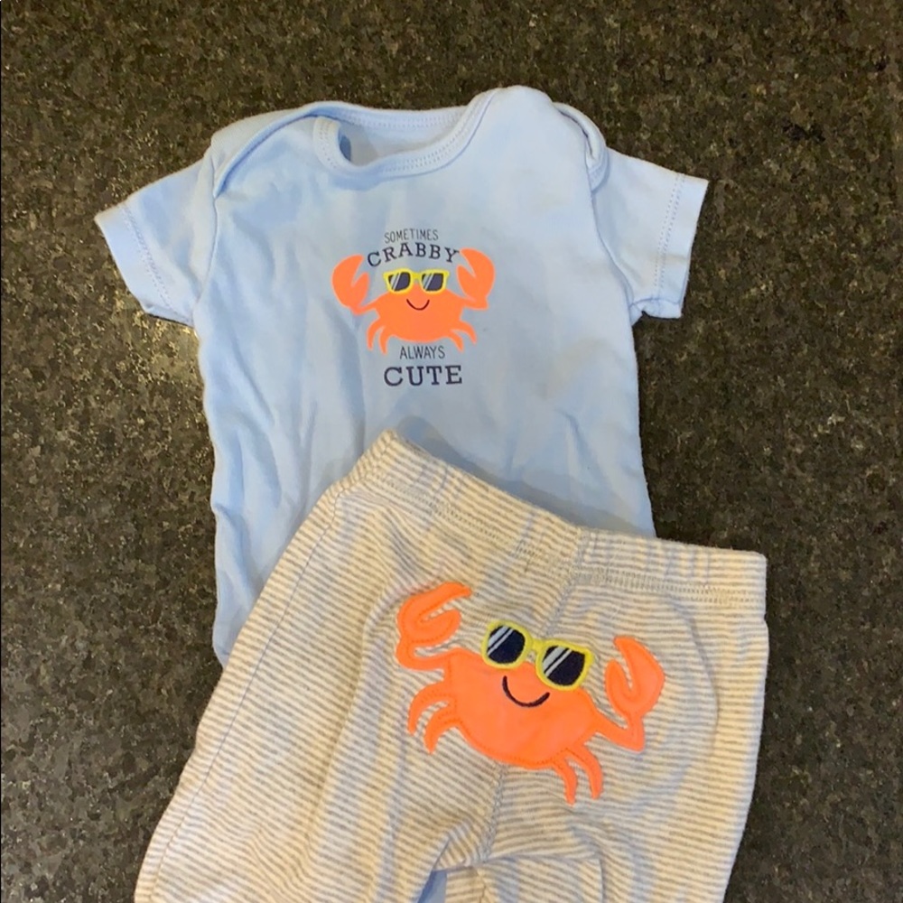 Baby boy matching outfit